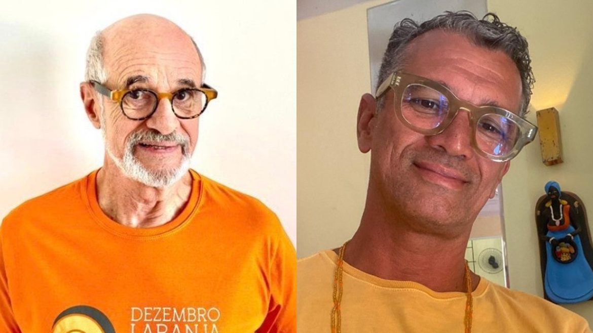 marcos-caruso-curte-praia-com-o-namorado-e-recebe-elogio-de-internautas